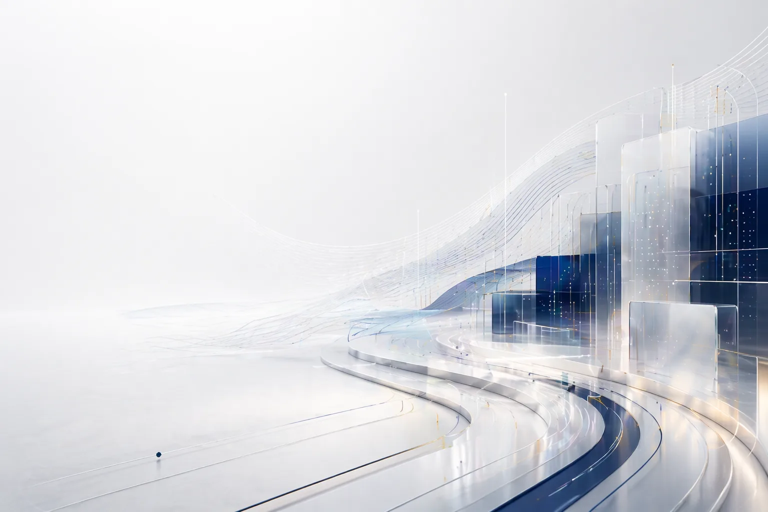 高級感のある構造的なビジネスビジュアル